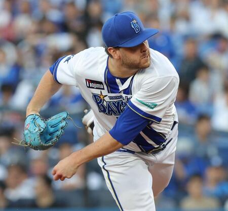 　巨人戦に先発するケイ（撮影・西岡正）