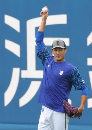 　１軍に合流した藤浪（撮影・西岡正）