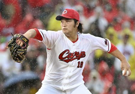 広９-２神（１２日）　床田、６月２１日以来の８勝目