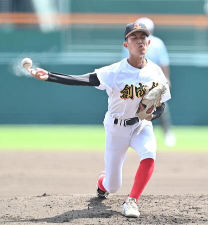 【写真】サイドハンドが冴えわたる！先発・奥田が６回ノーヒットノーランの快投