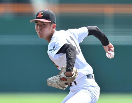 　神村学園戦に先発した創成館・奥田