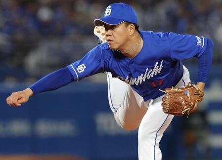 中日　柳が初回炎上　丸に先頭打者弾　４安打２四球で３失点　井上監督は渋い表情