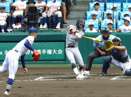 京都国際　１番・長谷川「遅いくらいだった」功を奏した最速１５８キロ“石垣対策”