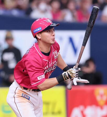 楽天・村林　左へ右へ２打席連続適時打「勝てたことがすごく大きい」３位オリックスに２連勝