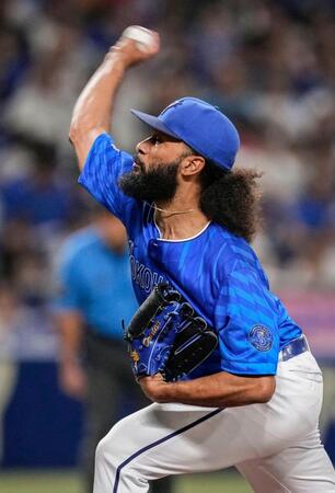 　中日戦に先発したジャクソン