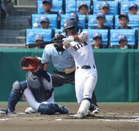 　佐賀北・津留崎太葵（撮影・坂部計介）