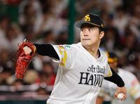 　ロッテ戦に先発した松本晴