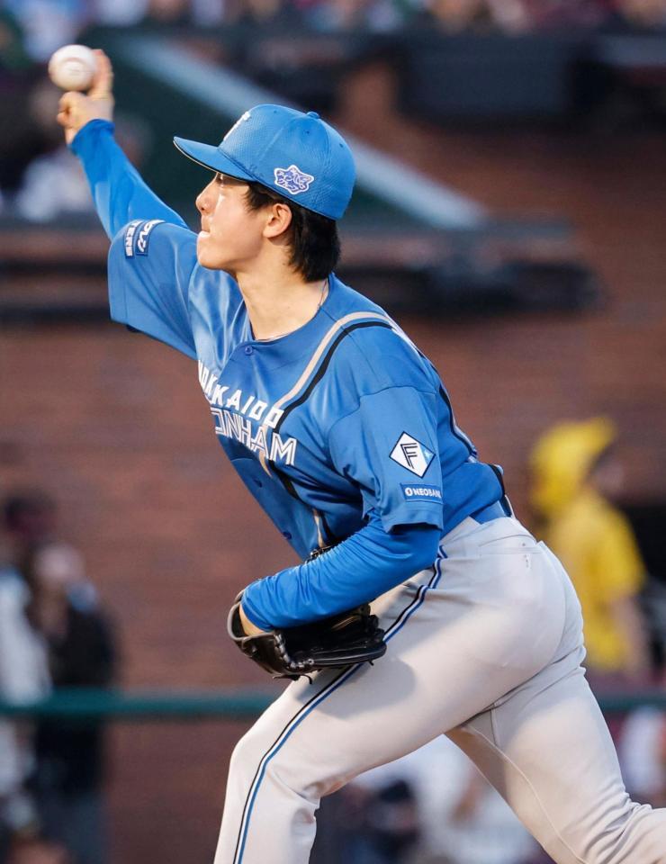 　楽天戦に先発した北山