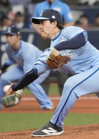 オ０-１西（１６日）　与座が６回無失点で４勝目