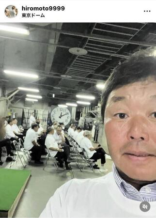 　大久保博元氏のインスタグラム（＠ｈｉｒｏｍｏｔｏ９９９９）から