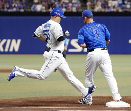 　１回、２死二塁の好機で遊ゴロに倒れた細川