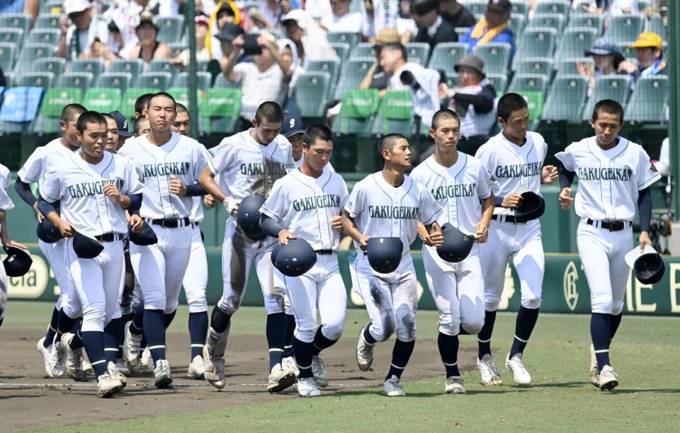 　山梨学院に敗れた岡山学芸館ナイン