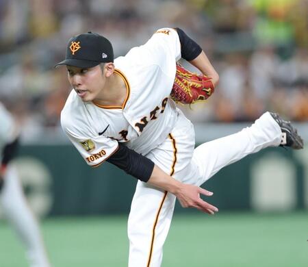 　阪神戦に先発する赤星（撮影・西岡正）