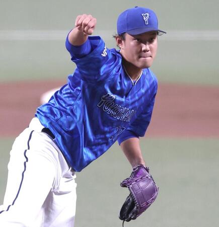 　先発し力投する藤浪（撮影・北村雅宏）