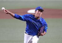 　先発し５安打１失点と好投を見せた藤浪（撮影・北村雅宏）