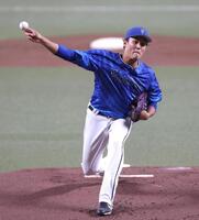 　先発し力投する藤浪（撮影・北村雅宏）
