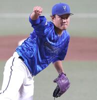 　先発し力投する藤浪（撮影・北村雅宏）