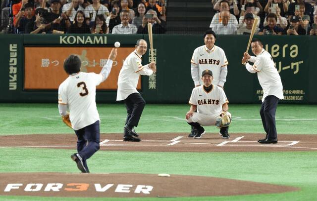 巨人 長嶋茂雄さん追悼セレモニー 中畑OB会長「長嶋茂雄の遺志