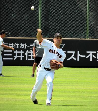 　２１日・ヤクルト戦（神宮）登板へ向けて調整する田中将