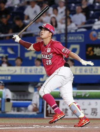 ロ３-４楽（１９日）　楽天、延長戦制す