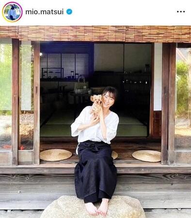　松井遥南の母・松井美緒のインスタグラム＠ｍｉｏ．ｍａｔｓｕｉ（７月２７日付）より