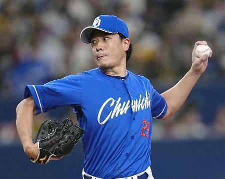 　阪神戦に先発した中日・大野＝京セラドーム