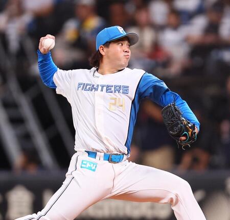 　７回から登板した金村（撮影・中島達哉）