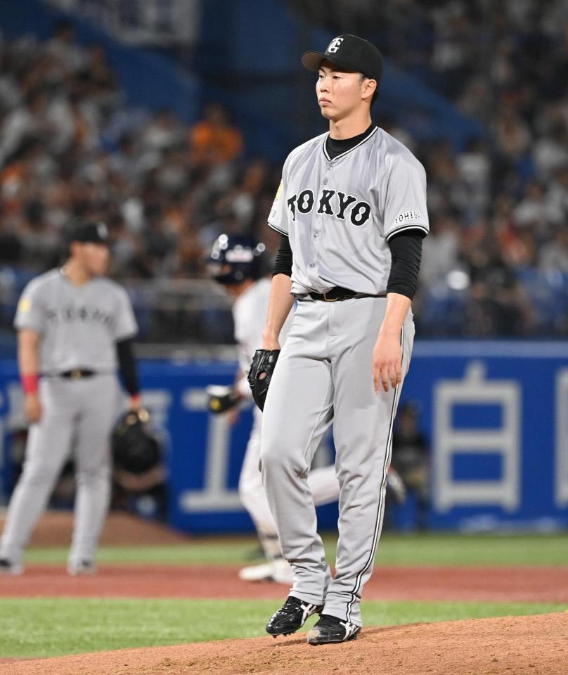 　４回、山田に勝ち越し２ランを浴びた森田