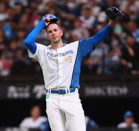 日本ハム・バーヘイゲンが背信２回途中７失点ＫＯ　西川に３ラン被弾、２番手生田目の杉本に２ラン被弾　１イニング大量８失点