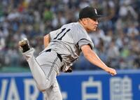 　ヤクルト戦に先発した田中将