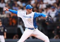 　オリックス戦に先発するバーヘイゲン（撮影・中島達哉）