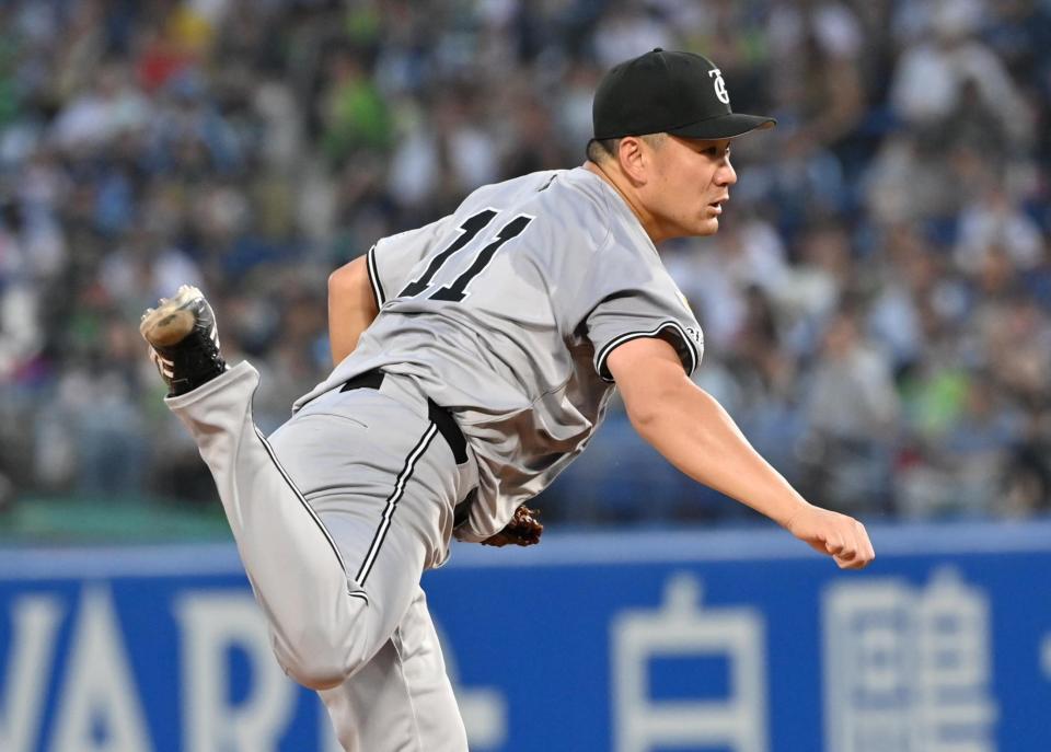 　ヤクルト戦に先発した田中将