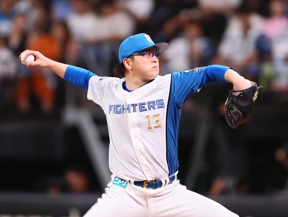 　２回途中から登板した生田目（撮影・中島達哉）