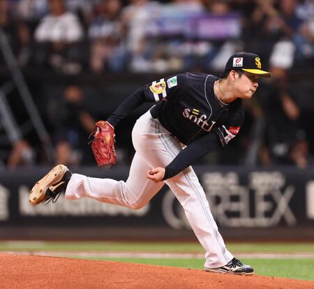 　日本ハム戦に先発する松本晴（撮影・中島達哉）