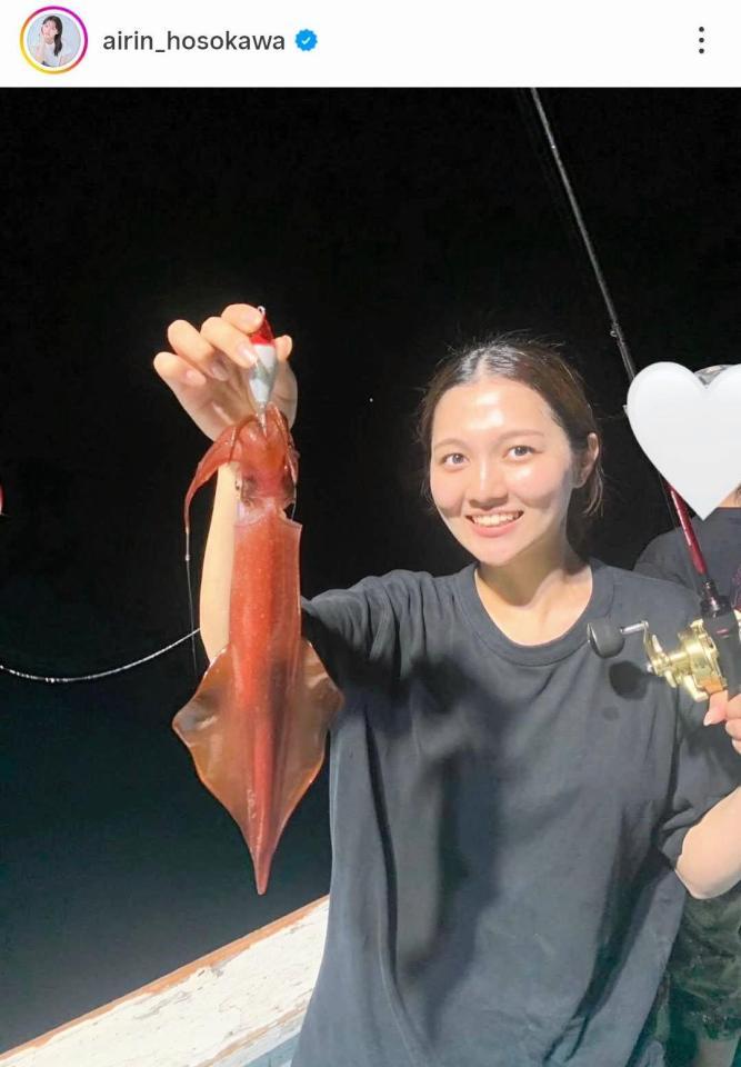 　　細川愛倫のインスタグラム（ａｉｒｉｎ＿ｈｏｓｏｋａｗａ）より 