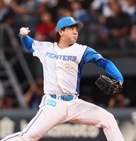 　９回、登板した金村（撮影・中島達哉）