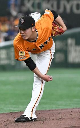 　ＤｅＮＡ打線に立ち向かう赤星（撮影・佐藤厚）