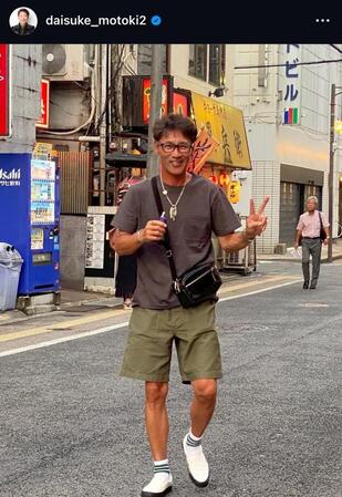 　元木大介氏インスタグラム（ｄａｉｓｕｋｅ＿ｍｏｔｏｋｉ２）より