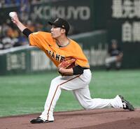 　ＤｅＮＡ打線に立ち向かう赤星（撮影・佐藤厚）