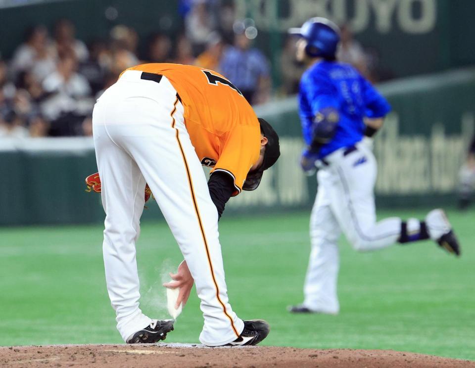 　５回、宮崎に２ランを浴びた赤星