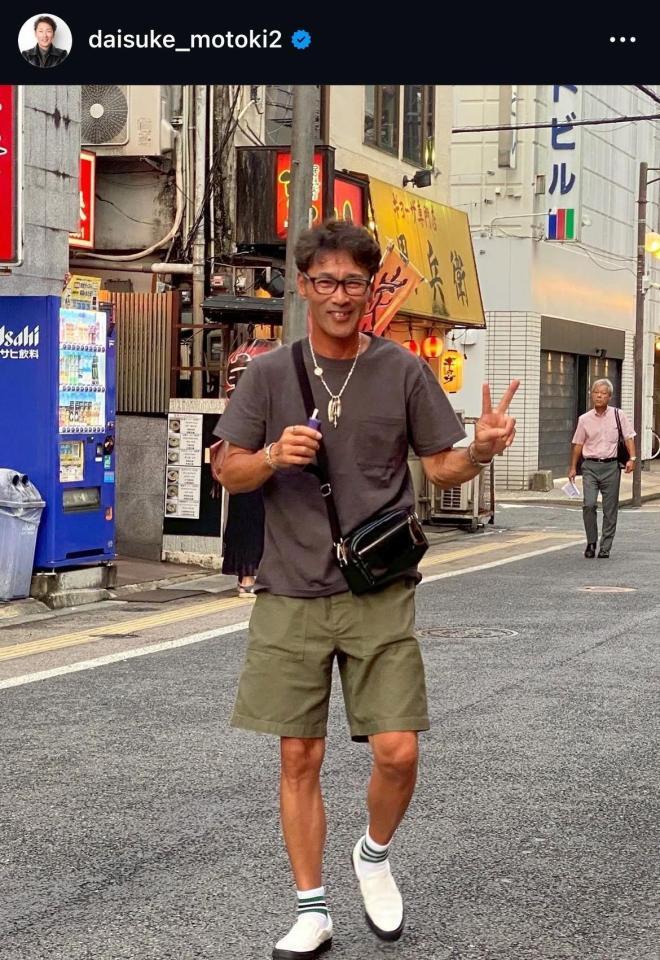　元木大介氏インスタグラム（ｄａｉｓｕｋｅ＿ｍｏｔｏｋｉ２）より