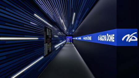 　ホームランウイングアプローチ通路（レフト側）（球団提供）