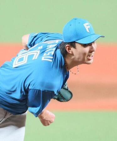 　先発し力投する達（撮影・石井剣太郎）