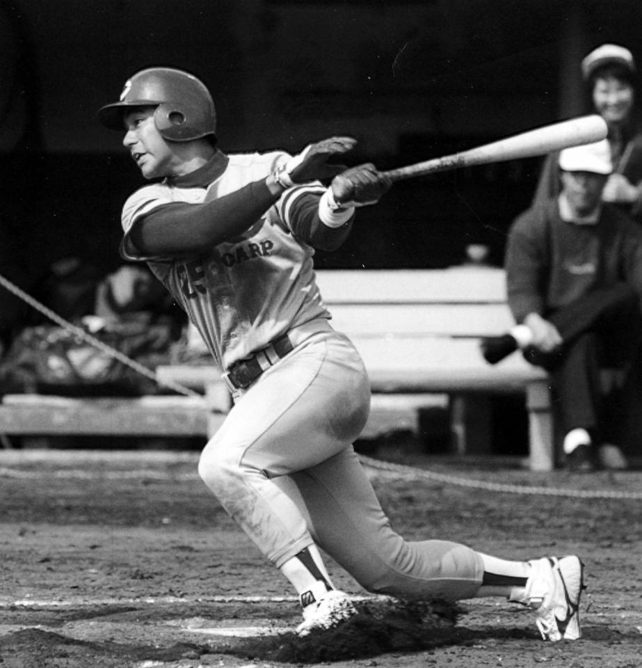 　広島時代の山田和利さん＝１９９４（平成６）年２月２０日