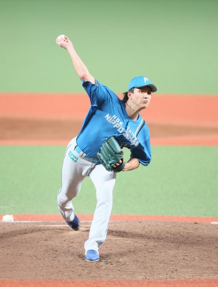 　先発し力投する達（撮影・石井剣太郎）