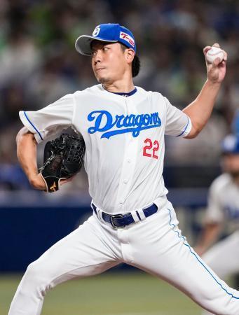 中３-０ヤ（２７日）　大野、７回無失点で８勝目