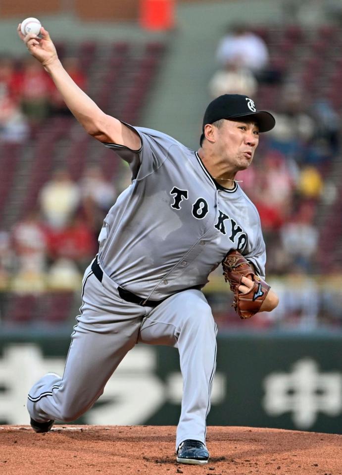 　広島戦に先発した田中将
