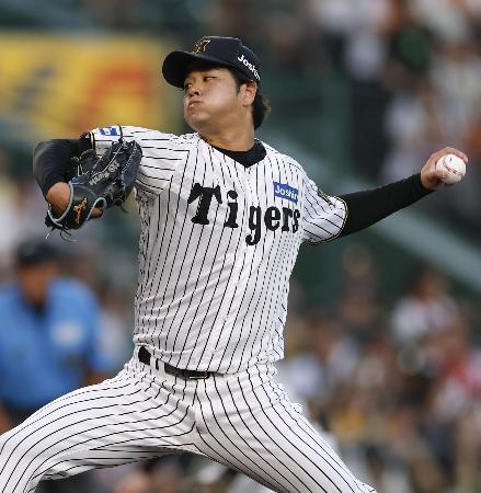 　巨人戦に先発した阪神・高橋＝甲子園