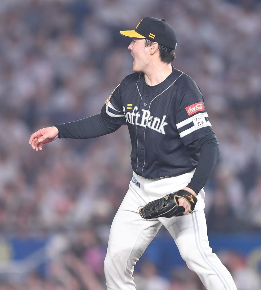 　６回、代打・寺地に同点の中前適時打を打たれた有原（撮影・開出牧）