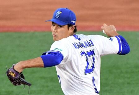 　移籍後初めて横浜スタジアムのマウンドに立った藤浪（撮影・佐藤厚）